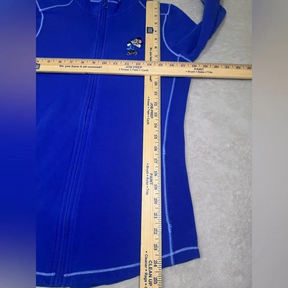 🔥Tommy Bahama Disney Zip Pullover Womens XS Tropical Minnie Mouse Emboidery - Picture 5 of 12